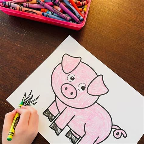 Easy Muddy Pig Craft For Preschool Free Printable Pig Crafts Muddy