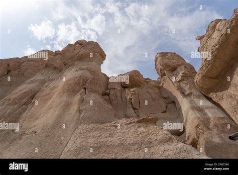 Al Qarah Mountain Or Jabal Al Qarah Al Hofuf Saudi Arabia Stock Photo