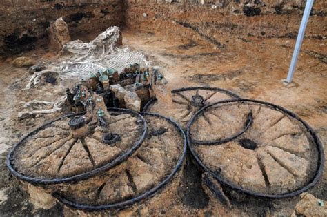 2500 Year Old Chariot Found Buried With Its Rider And Horses