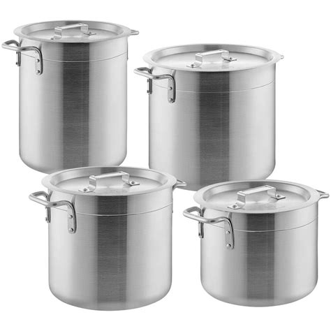 Choice Piece Standard Weight Aluminum Stock Pot Set With Qt Qt