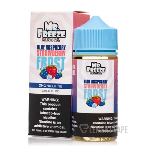 Blue Razz Strawberry Frost Mr Freeze 100ml