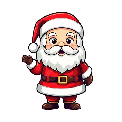 Papai Noel Natal Png Ilustra O Em Vetor Mascote Engra Ado Lindo