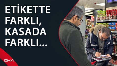 Marketlerde Etiket Kasa Fark Na Ceza Uyguland Youtube