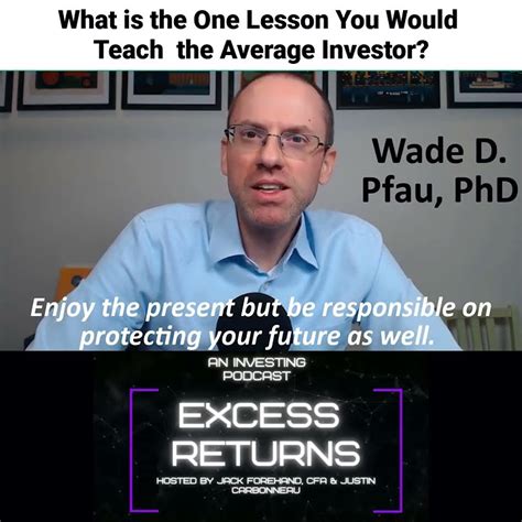 The Most Important Investing Lesson Wade Pfau Youtube