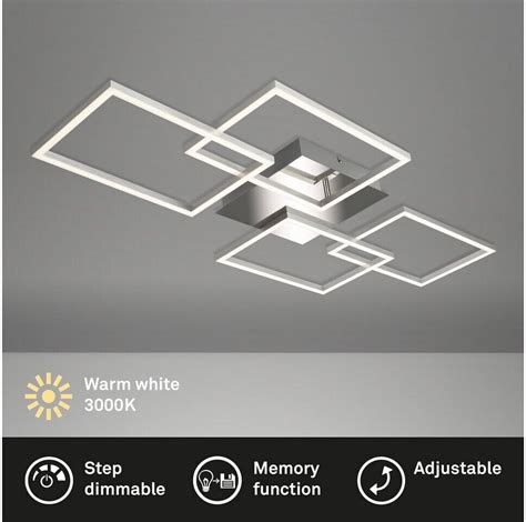 Briloner LED Deckenlampe Frame 4 Quadrate Chrom 95 X 47 Cm Ab 99 00