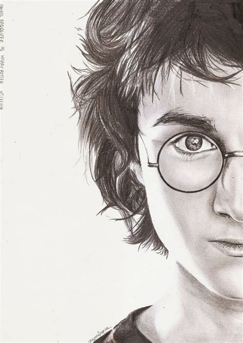 Daniel Radcliffe By Crayon2papier On Deviantart Harry Potter Portraits Harry Potter Sketch