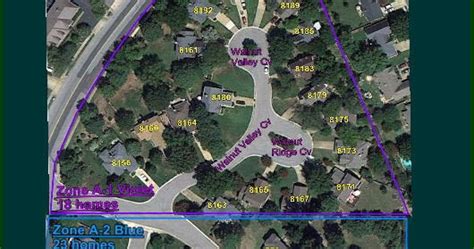 Walnut Creek Neighborhood Watch Zone Maps