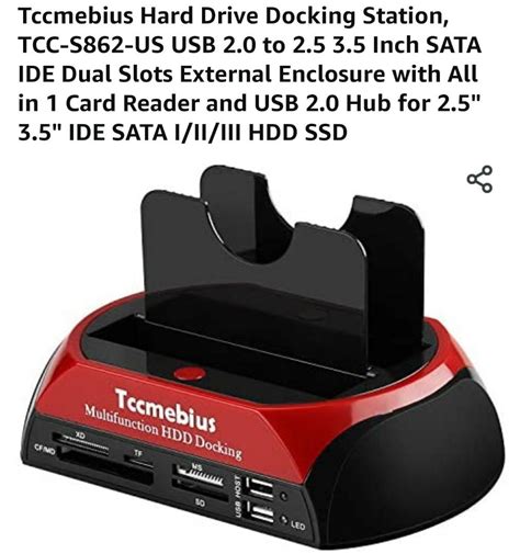 Tccmebius Hard Drive Docking Station Computers And Tech Desktops On Carousell