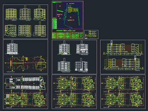 Pr Dio Residencial Em Autocad Baixar Cad Mb Bibliocad