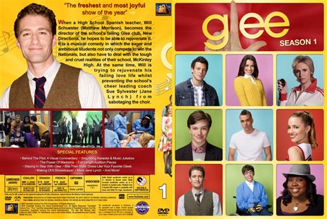 Glee Season 1 Tv Dvd Custom Covers Glee S1 Dvd Covers