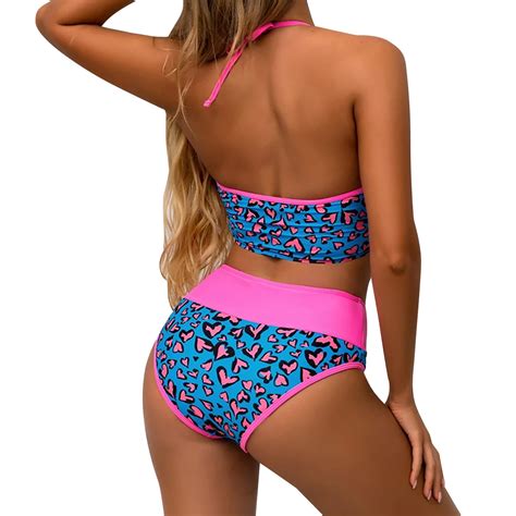 Quyuon Women S Bikini Swimsuits Piece Full Coverage Bathing Suit