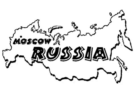 Mapa Da Russia Para Colorir E Imprimir Images