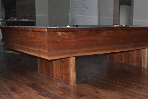 Walnut Pool Table Roaring Fork Custom Billiards Rifle Colorado