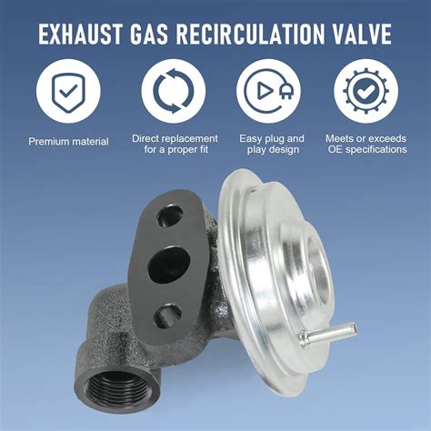 Válvula de recirculación de gases de escape EGR compatible con Ford