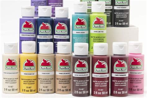 Apple Barrel Acrylic Paint Bottles Only 50¢ On