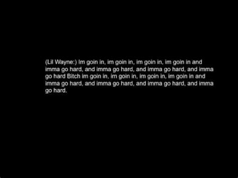 Im Goin In Lyrics Drake Ft Lil Wayne Youtube