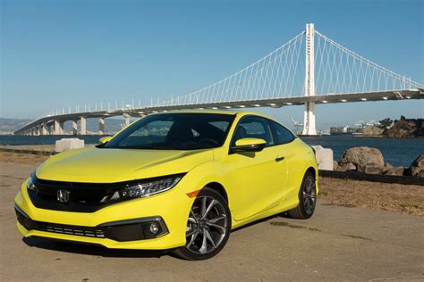 2019 Honda Civic This Coupe Goes Acid Yellow Cnet