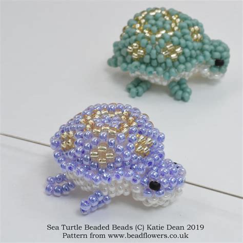 Sea Turtle Beaded Bead Pattern - Katie Dean, Beadflowers