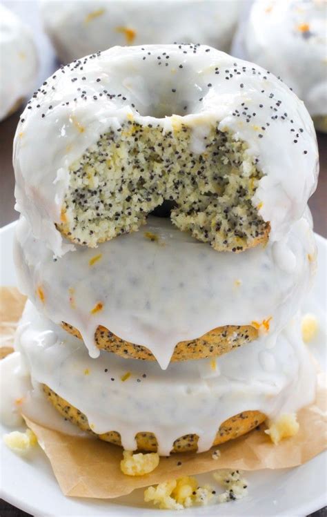 Lemon Poppy Seed Donuts Baker By Nature Desserts Homemade Donuts Healthy Donuts Recipe