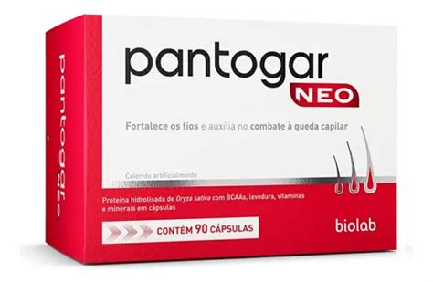 Pantogar Neo 60 Cápsulas Biolab Frete grátis