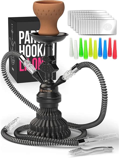 Shisha Set Klein Mit Schl Uche Cm Schwarz Mini Shisha