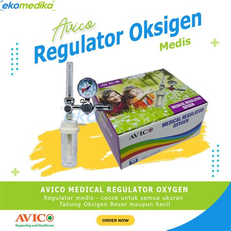 Jual Regulator Oksigen AVICO NESCO GC Medical Oxygen Regulator Tabung