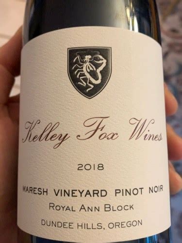 Kelley Fox Maresh Vineyard Royal Ann Block Pinot Noir Vivino US