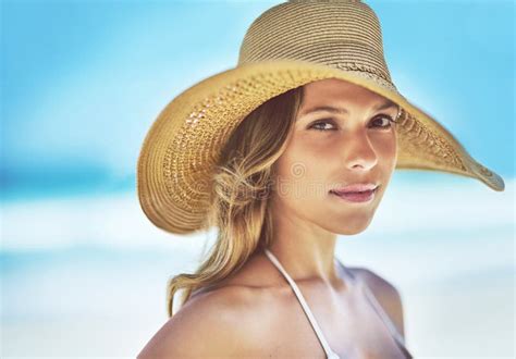 Let The Summering Begin An Attractive Young Woman Enjoying A Vacation