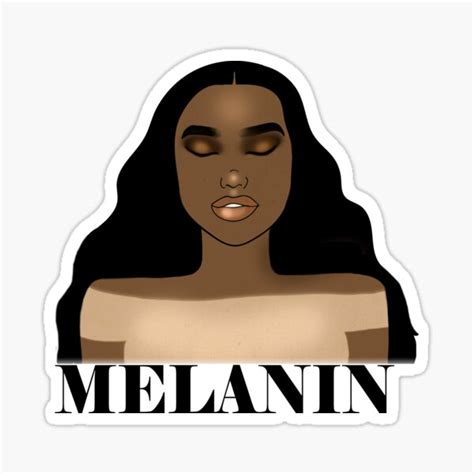 Melanin Poppin Black Girl Magic Sticker For Sale By Dukito Redbubble