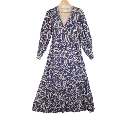 Boden Dresses Boden Blouson Sleeve Maxi Tea Dress Womens Size