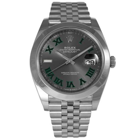 Rolex Datejust 41 Wimbledon Dial 126300 Van Wonderen Watches