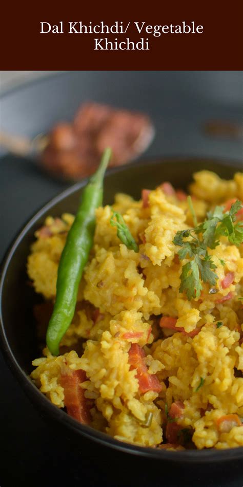 Dal Khichdi Vegetable Khichdi Recipe Poojas Cookery