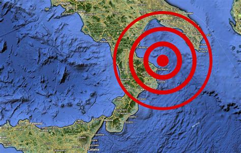 Torna A Tremare La Terra In Calabria Scossa Di Terremoto Di Magnitudo