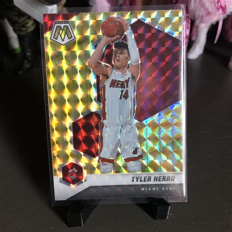 Panini Mosaic Tyler Herro Silver Mosaic Prizm Heat