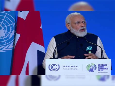 Glasgow Climate Summit India Targets Net Zero Carbon Emissions By