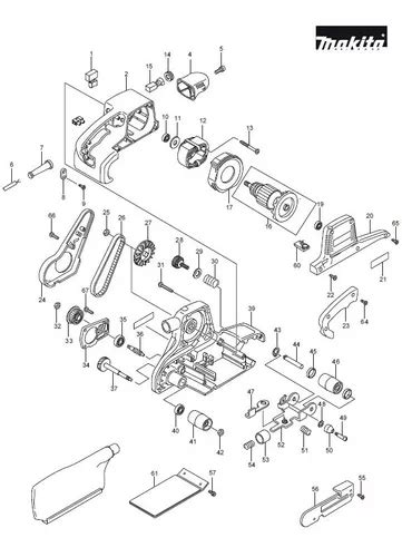 Vista Explodida Lixadeira Makita Mercadolivre
