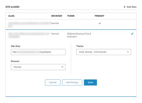Edit A Site Alias Dnn Docs