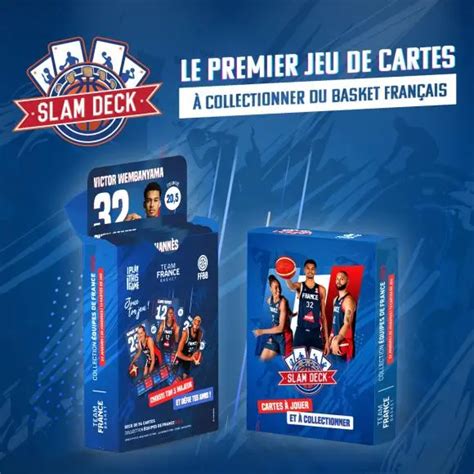 Slam Deck 2023 Deck Équipe de France Inclus les 1ères cartes