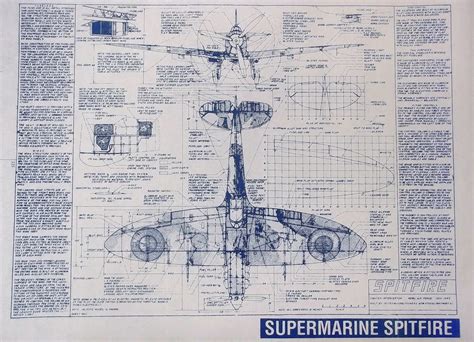 Supermarine Spitfire Blueprints