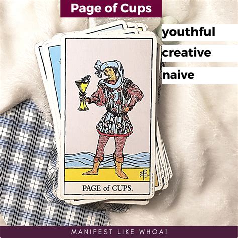 The Page Of Cups Tarot Card Guide For Beginners Manifest Like Whoa