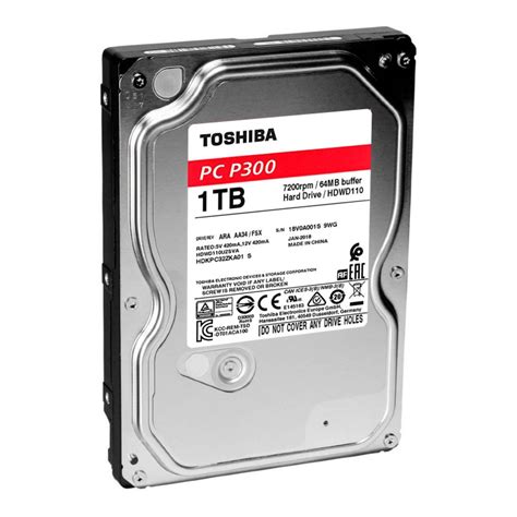 DISCO DURO INTERNO TOSHIBA PC P300 SATA 1TB 3 5 Tecnocam