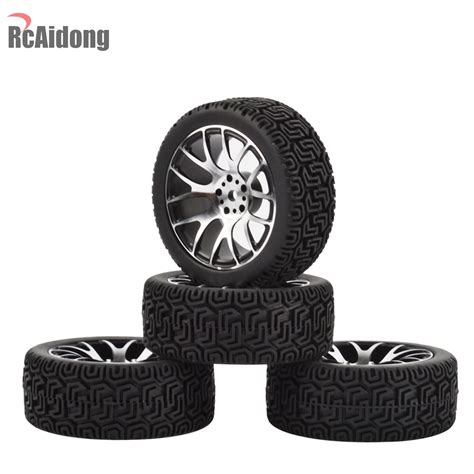 Rc On Road Tires Aluminium Wheel Rim For Tamiya Hsp Hpi Kyosho