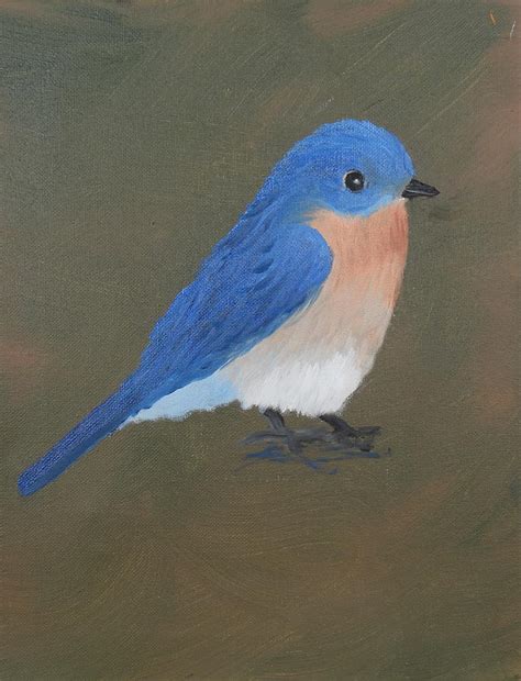 Bluebird Painting By Reed Nelson Fine Art America