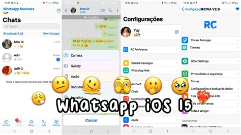 SAIU WHATSAPP ESTILO IPHONE IOS 16 NO ANDROID 2022 RC IOS