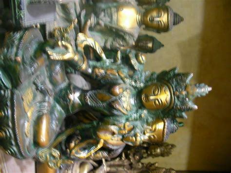 Golden Gold Plated Green Tara Statue For Temple At Rs In New Delhi