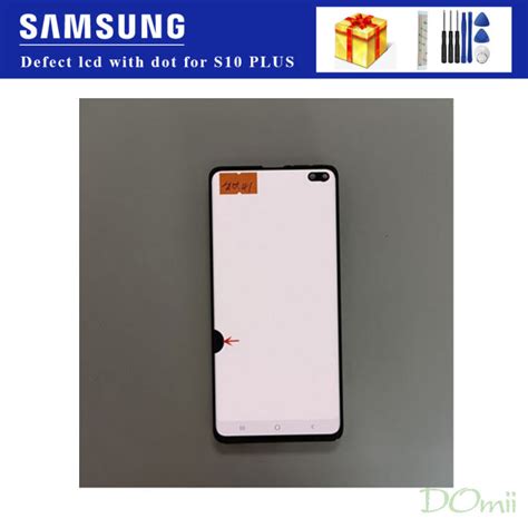 Original With Black Dot Amoled Used Lcd For Samsung Galaxy S