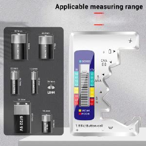 Digitaler Batterietester Universeller Batterie Leistungs Volt Tester