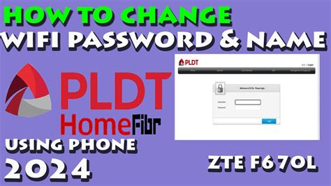 How To Change Wifi Password On Pldt Home Fibr Zte F670l Using Phone