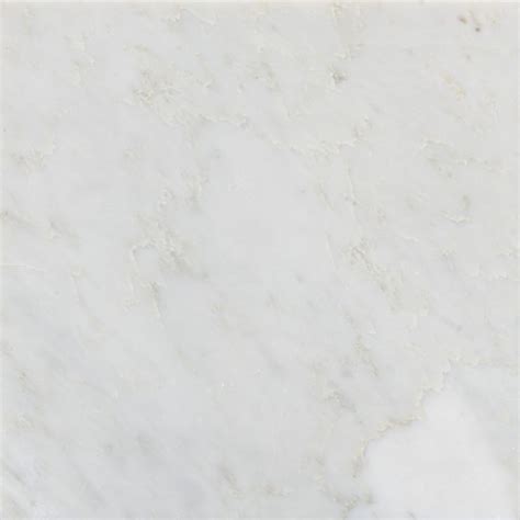 Hampton Carrara White Marble Polished Tile 12 X 12 In