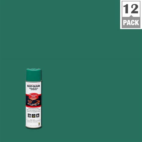 Rust Oleum Industrial Choice 17 Oz Safety Green Inverted Marking Spray